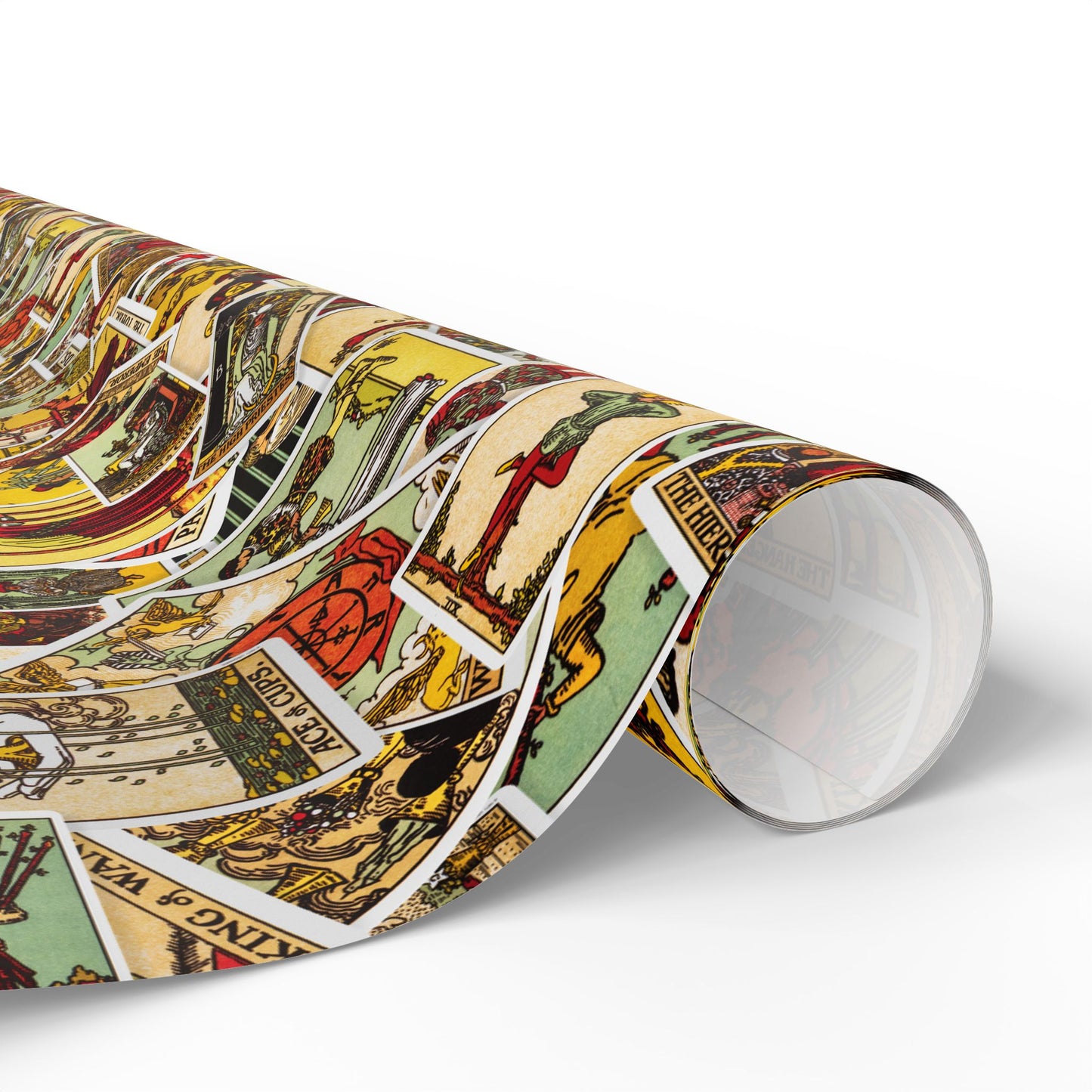 Tarot Card Wrapping Paper, Mystical Gift Wrap, Unique Birthday Packaging, Boho Chic Gift Decor, Occult Party Supplies