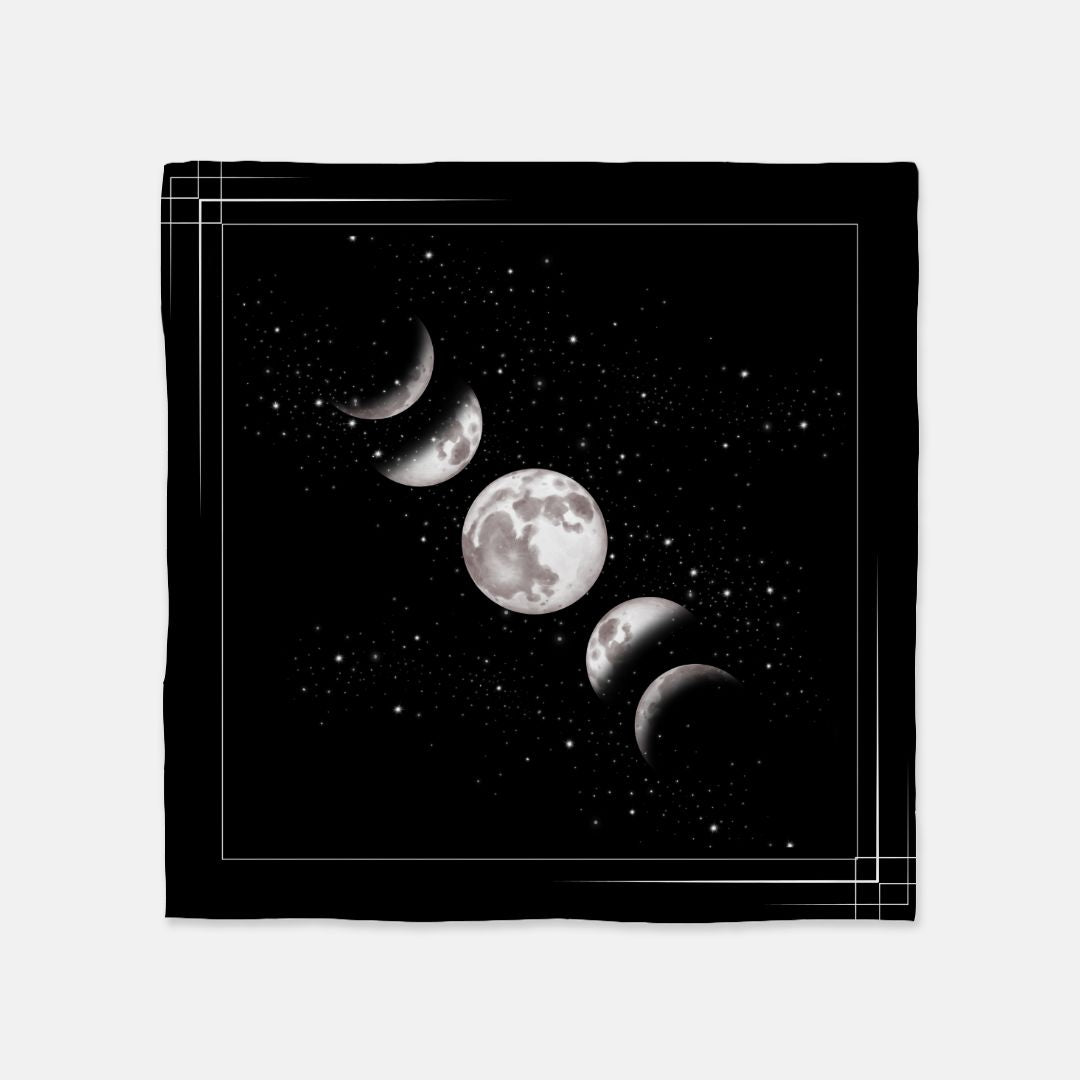 Moon Phase Tarot Cloth