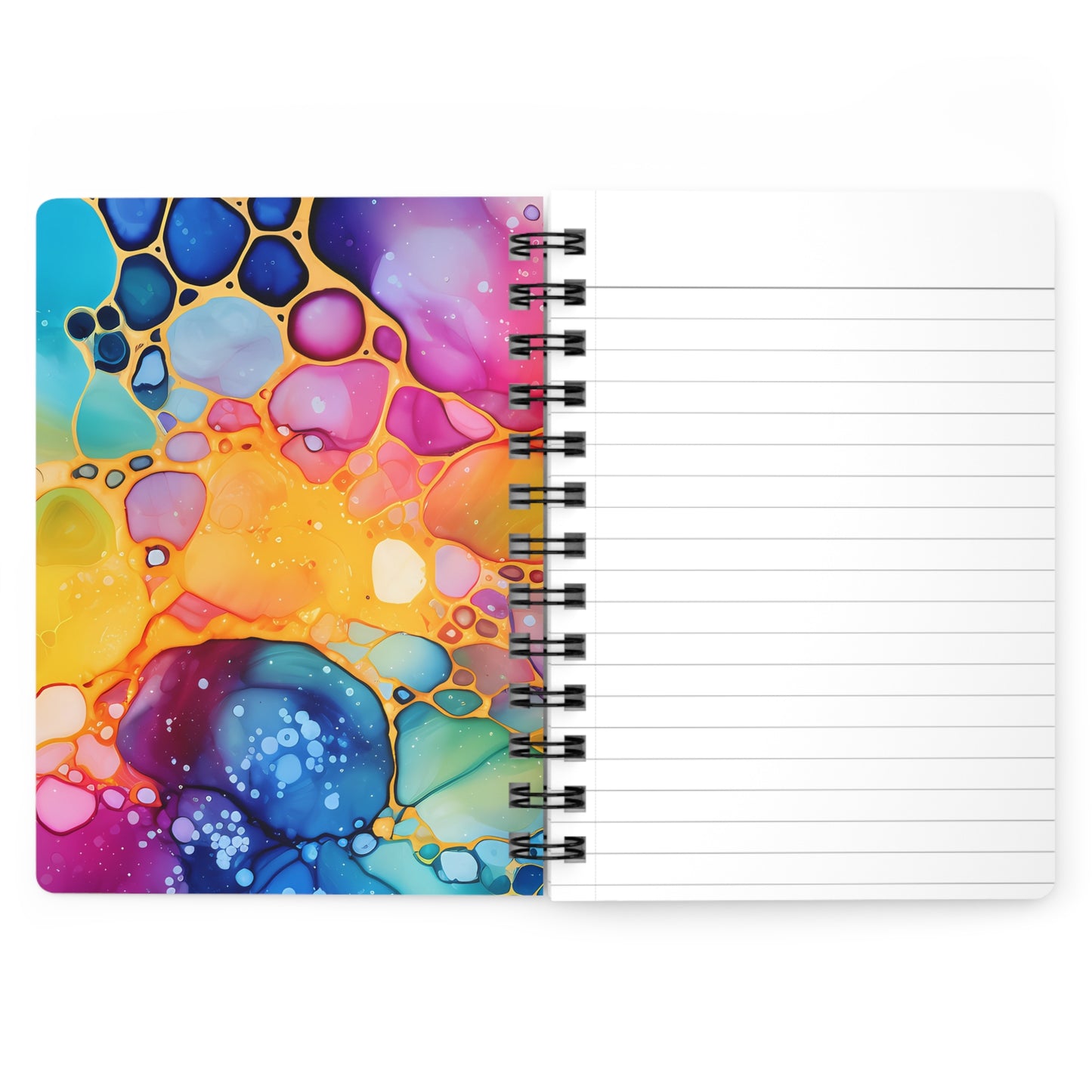 Hippie Inspired Spiral Bound Journal - Perfect for Creative Souls, Gift for Writers, Sketchbook, Travel Diary, Affirmation Journal