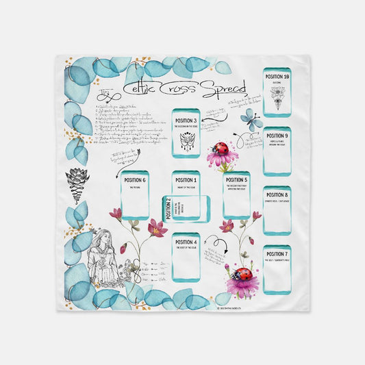 Celtic Cross Tarot Spread Cloth